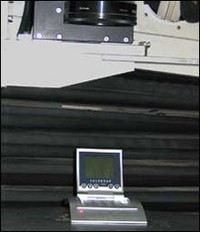 Laserbeschriftung in Arbeit